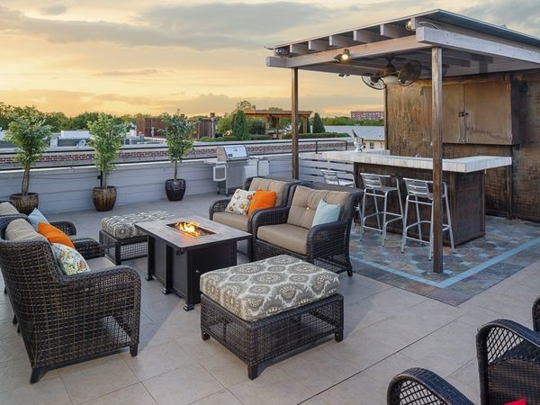 Rooftop Lounge Area
